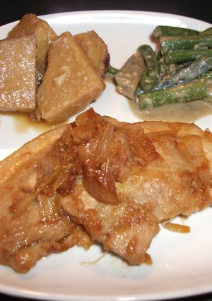 林檎が決め手の定食屋風な生姜焼き-レシピのメイン写真