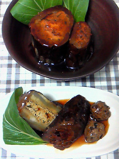 大浦太牛蒡の肉詰め照り煮-レシピのメイン写真