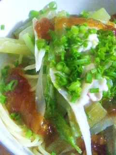 こってり白子とフキのスープパスタ☆-レシピのメイン写真