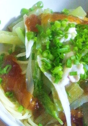 こってり白子とフキのスープパスタ☆-レシピのメイン写真