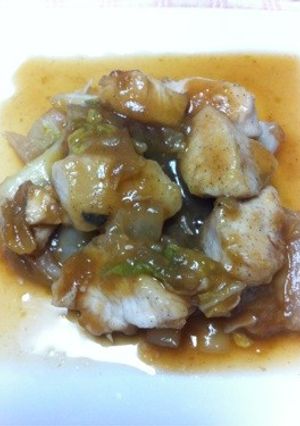鶏肉のアップルソース煮-レシピのメイン写真
