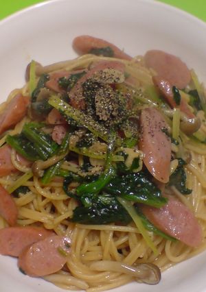 簡単我が家の和風パスタ-レシピのメイン写真