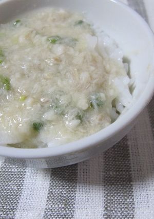 離乳食！中期☆白身魚のあんかけ粥-レシピのメイン写真