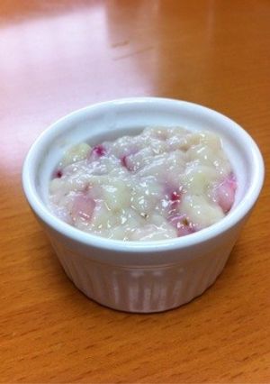 離乳食中期＊いちごのプリン風-レシピのメイン写真
