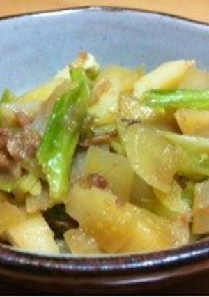 ✽ジャガイモとキャベツのカツオ節炒め煮✽-レシピのメイン写真
