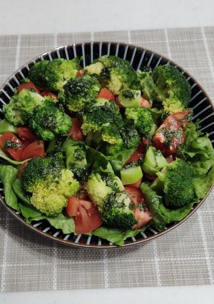 ブロッコリーの大葉ドレッシングサラダ-レシピのメイン写真