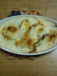 餃子グラタン 残り物処理-レシピのメイン写真