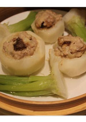 かぶの肉詰め蒸し-レシピのメイン写真