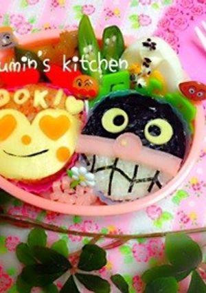 ＊キャラ弁＊詰めるだけ簡単バイキンマン♪-レシピのメイン写真