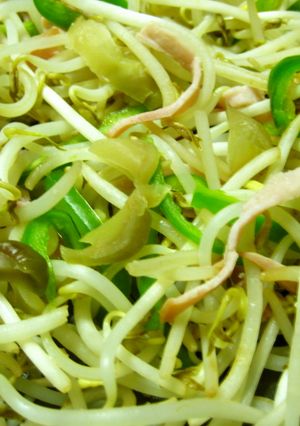 もやしとハムとザーサイの炒め物-レシピのメイン写真