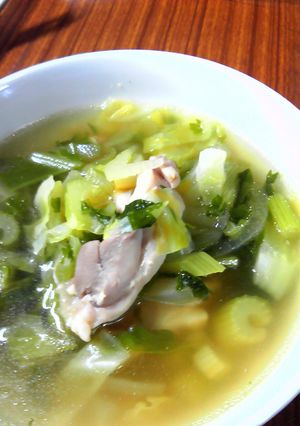 塩鶏とセロリのスープ-レシピのメイン写真