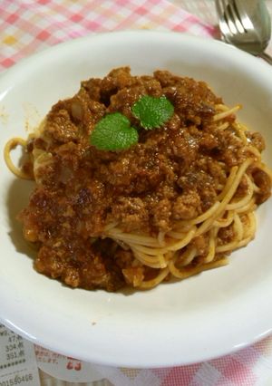 ランチ★潰して★超簡単★ミートスパゲティ-レシピのメイン写真
