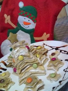 クリスマスツリーのミルクレープ☆-レシピのメイン写真