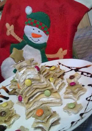 クリスマスツリーのミルクレープ☆-レシピのメイン写真