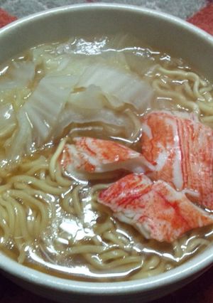 ✿白菜カニカマ ラーメン✿-レシピのメイン写真