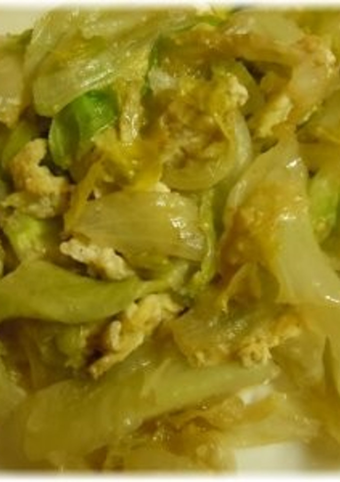レタスと卵の炒め物-レシピのメイン写真