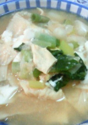 湯葉と豆腐の卵とじスープ-レシピのメイン写真