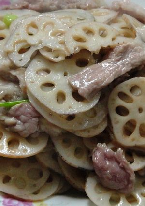台湾料理～れんこんと豚肉の香味炒め-レシピのメイン写真