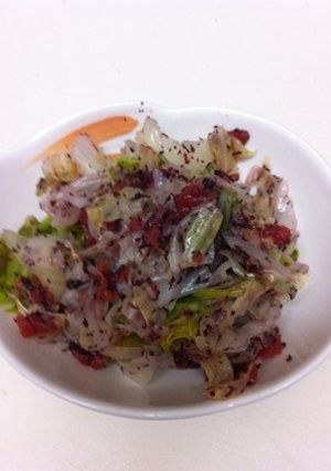 キャベツの梅ゆかり和え-レシピのメイン写真