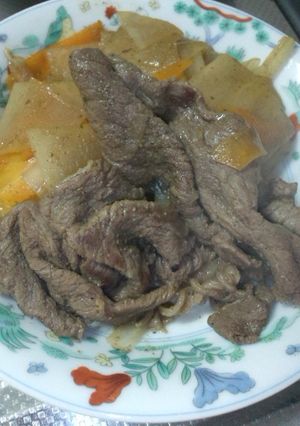 ☆牛肉の山椒風味ぽん酢炒め☆-レシピのメイン写真