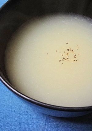 白菜の芯と白だしで白い和風ポタージュ-レシピのメイン写真