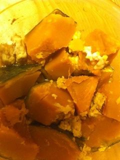 簡単かぼちゃ鶏そぼろ煮-レシピのメイン写真