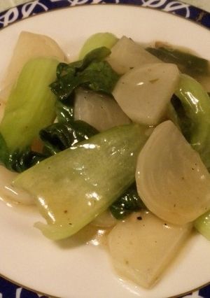 蕪と青梗菜のあんかけ-レシピのメイン写真