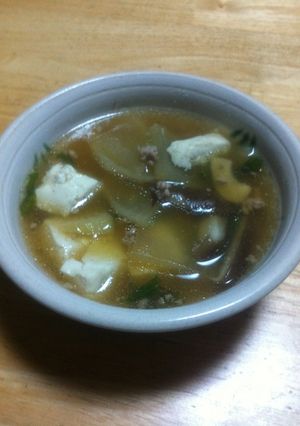 大根とひき肉の汁-レシピのメイン写真