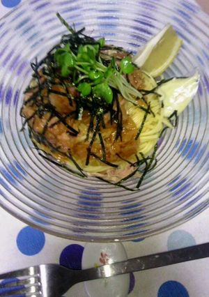 夏にさっぱり！和風ツナおろしのパスタ☆-レシピのメイン写真