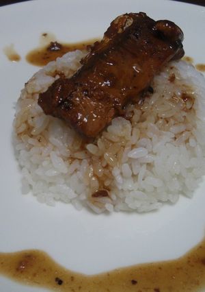 さんま蒲焼き缶のバター風味-レシピのメイン写真