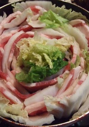 材料２つ♥白菜と豚のミルフィーユ煮-レシピのメイン写真