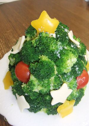 クリスマスツリーのポテトサラダ-レシピのメイン写真