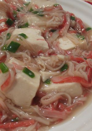 簡単!豆腐とかにかまの中華煮-レシピのメイン写真
