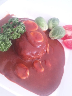 煮込みハンバーグ-レシピのメイン写真