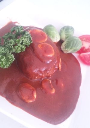 煮込みハンバーグ-レシピのメイン写真