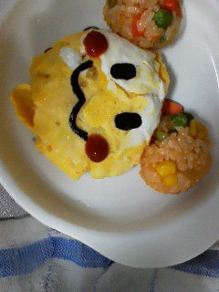 簡単うーたんのオムライス-レシピのメイン写真