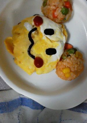 簡単うーたんのオムライス-レシピのメイン写真