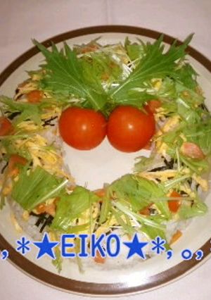 ちらし寿司deリース☆彡-レシピのメイン写真