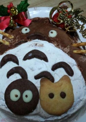 トトロのケーキ-レシピのメイン写真