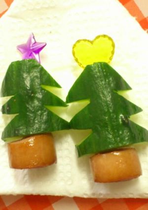 きゅうりで簡単ツリー-レシピのメイン写真
