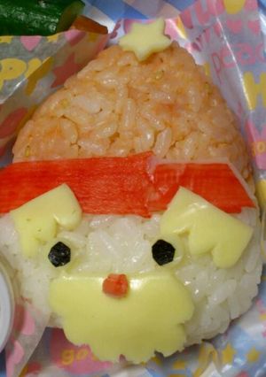 鮭フレークのサンタさん-レシピのメイン写真