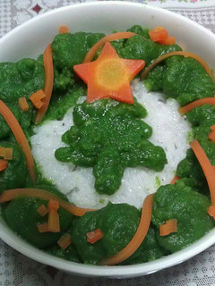 レンジでXmas離乳食(初期〜後期)-レシピのメイン写真