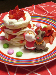 1歳の☆クリスマス米粉パンケーキ-レシピのメイン写真
