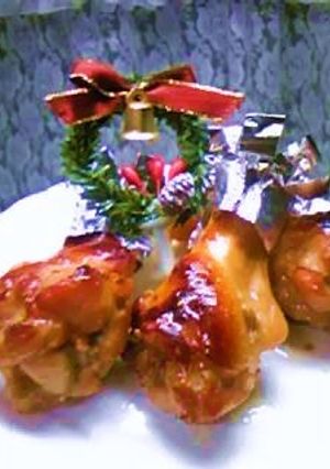 Xmas♬手羽元でミニミニローストチキン-レシピのメイン写真