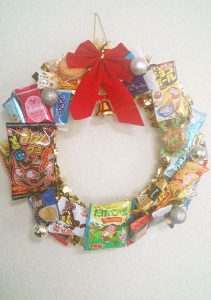 クリスマスに☆お正月に♡お菓子のリース-レシピのメイン写真