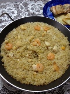 カレー風味の海鮮パエリア-レシピのメイン写真