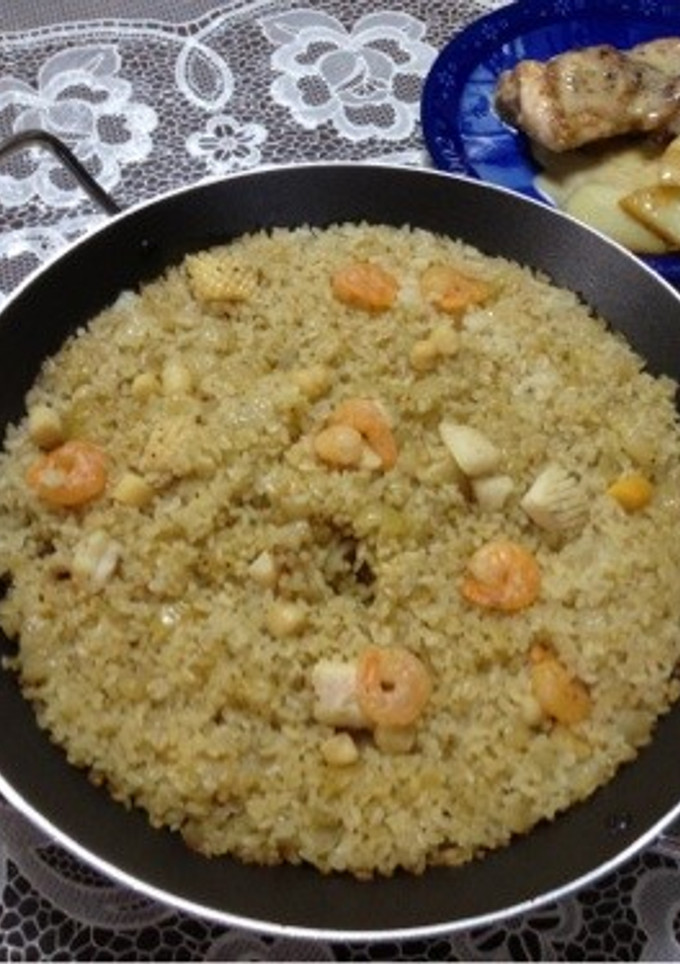 カレー風味の海鮮パエリア-レシピのメイン写真