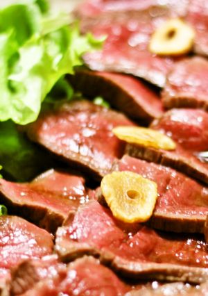 簡単！牛肉のタタキ♪-レシピのメイン写真