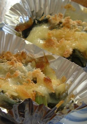 簡単！ほうれん草のマヨパン粉焼き★゛-レシピのメイン写真