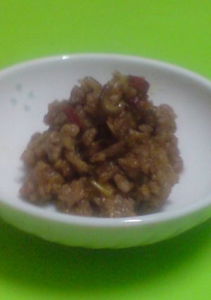 【マンガ飯】銀のスプーンの肉味噌-レシピのメイン写真